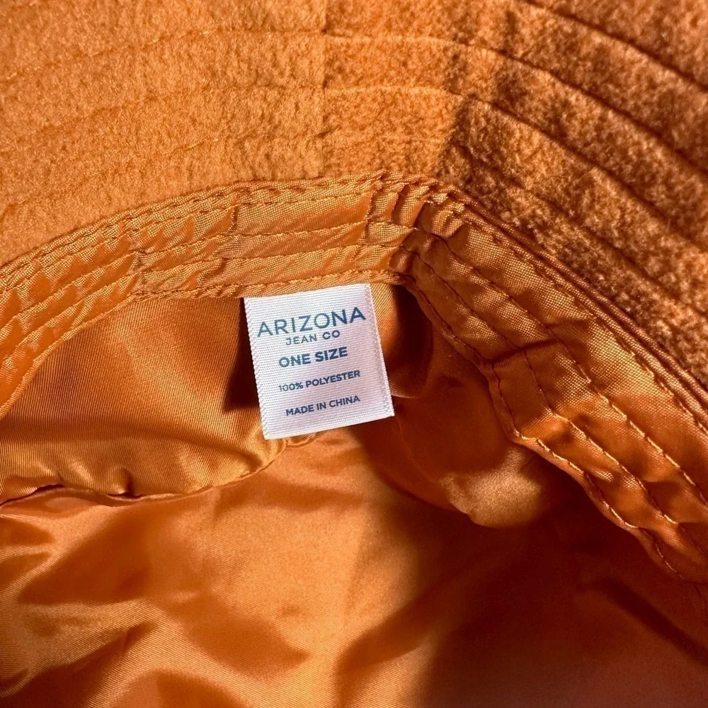 NWT, Arizona Jeans Company Orange “Amber Brown” Hat, One Size